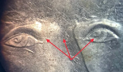 2016 P Jefferson Nickel-"Die Clash"-Error-Obverse & Reverse-(ADC-5c-2016P-01) - Image 1 of 4