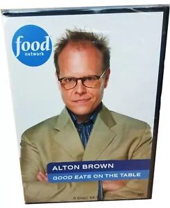 **Sealed** Alton Brown: Good Eats on the Table (DVD, 3 Disk Set) - Picture 1 of 3