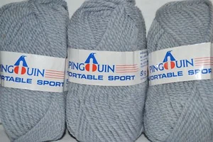 10 x 50gm ball - BANQUIS GREY - 12 Ply - Wool Blend - Easy care - Made in France - Picture 1 of 1