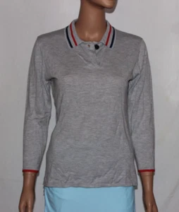 SUÉTER LIGERO MOVETES ACE MUJER - GRIS CLARO - MANGA 3/4 - TALLA PEQUEÑA - Imagen 1 de 5