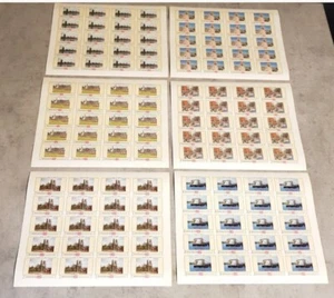 ARQUITECTURA YEMEN 10 HOJAS COMPLETAS IMPERMEABILIZADAS MNH - Imagen 1 de 2