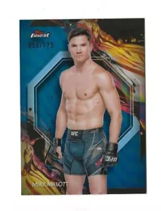 Topps Finest UFC MIKE MALOTT 2024 refractor azul #091/175 - Imagen 1 de 2
