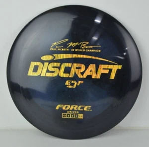 ⚫️BLACK⚫️ Discraft Swirly ESP Force, PAUL McBETH 5x, 172g - Picture 1 of 4