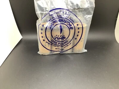 2025 egipcio 1 libra King Tut como nuevo sin circular 4 rollos 100 monedas selladas Foto 1 de 4