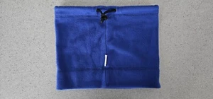 Vlies Halstuch /Schal mit Kordelzug, blau - Bild 1 von 3