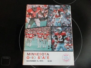 ARCHIE GRIFFIN Tony Dungy OHIO STATE Minnesota PROGRAM Nov. 15 1975 HEISMAN - Picture 1 of 12