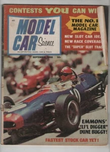 Model Car Science Mag Emmons' Dune Buggy & Stock Csrs September 1968 072920nonr - Imagen 1 de 1