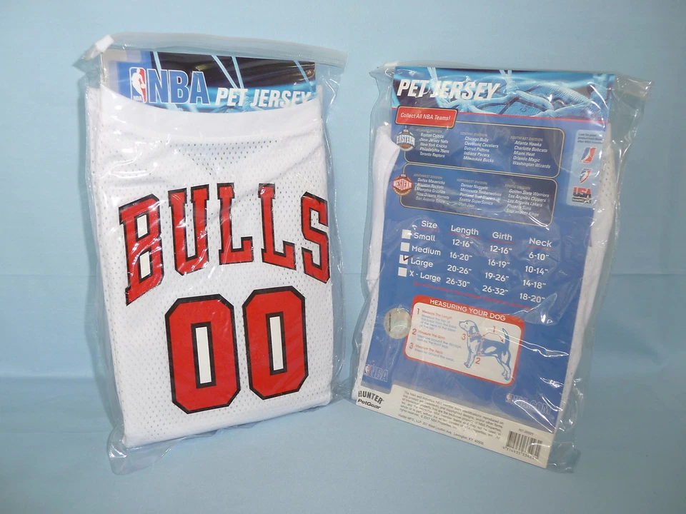 CAMISETA PERRO/MASCOTA Chicago Bulls talla grande de Hunter Mfg nueva en paquete Foto 1 de 4