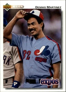 Dennis Martinez 1992 Upper Deck MLB #365 Baseball Card Montreal Expos - Picture 1 of 2