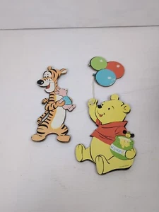 Vintage Walt Disney Wall Art. Winnie the Pooh/Balloons,Tigger&Piglet Press Board - Picture 1 of 5