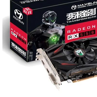 4GB GDDR5 AMD Radeon RX 550 - Stunning Visuals for Gaming & Professional Work - Image 1 of 4