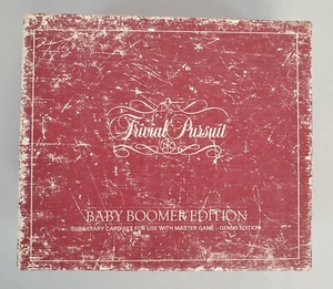 Trivial Pursuit Board Game Baby Boomer Edition Subsidiary Card Set in Box 1983 - Picture 1 of 12