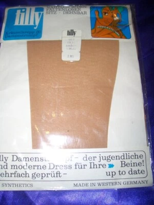 RAR Vintage Straps Strümpfe tilly Feinstrümpfe Gr. II amber 20 den Nylons OVP - Bild 1 von 2
