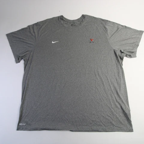 Virginia Cavaliers Nike Dri-Fit Short Sleeve Shirt Men's Gray New Cover