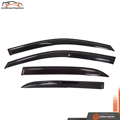 For Honda Accord 2003 2004 05-2007 Window Visor Sun Dark Smoke Slim Style 4Pcs — 第 1/4 张图片