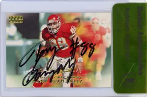 TONY GONZALEZ SIGNED 1998 #117 SKYBOX PREMIUM CARD ENCAPSULATED RARE BECKETT BAS - Picture 1 of 2