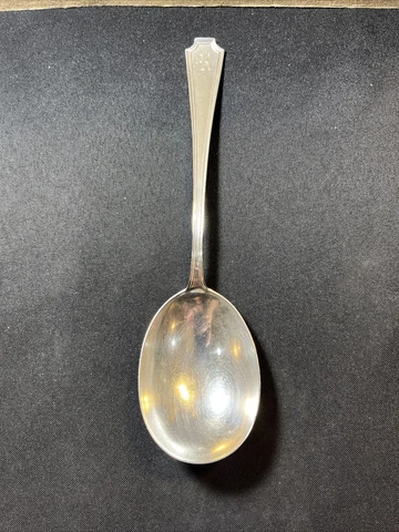Gorham Sterling Silver Serving Spoon 1910 Fairfax Pattern 64 Grams.  ML Cover