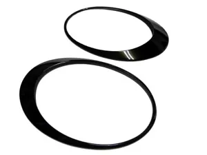 Glosssy Black Headlights Eye Lid Brows Eyelids Cover For 20132 Up VW New BEETLE - Picture 1 of 6