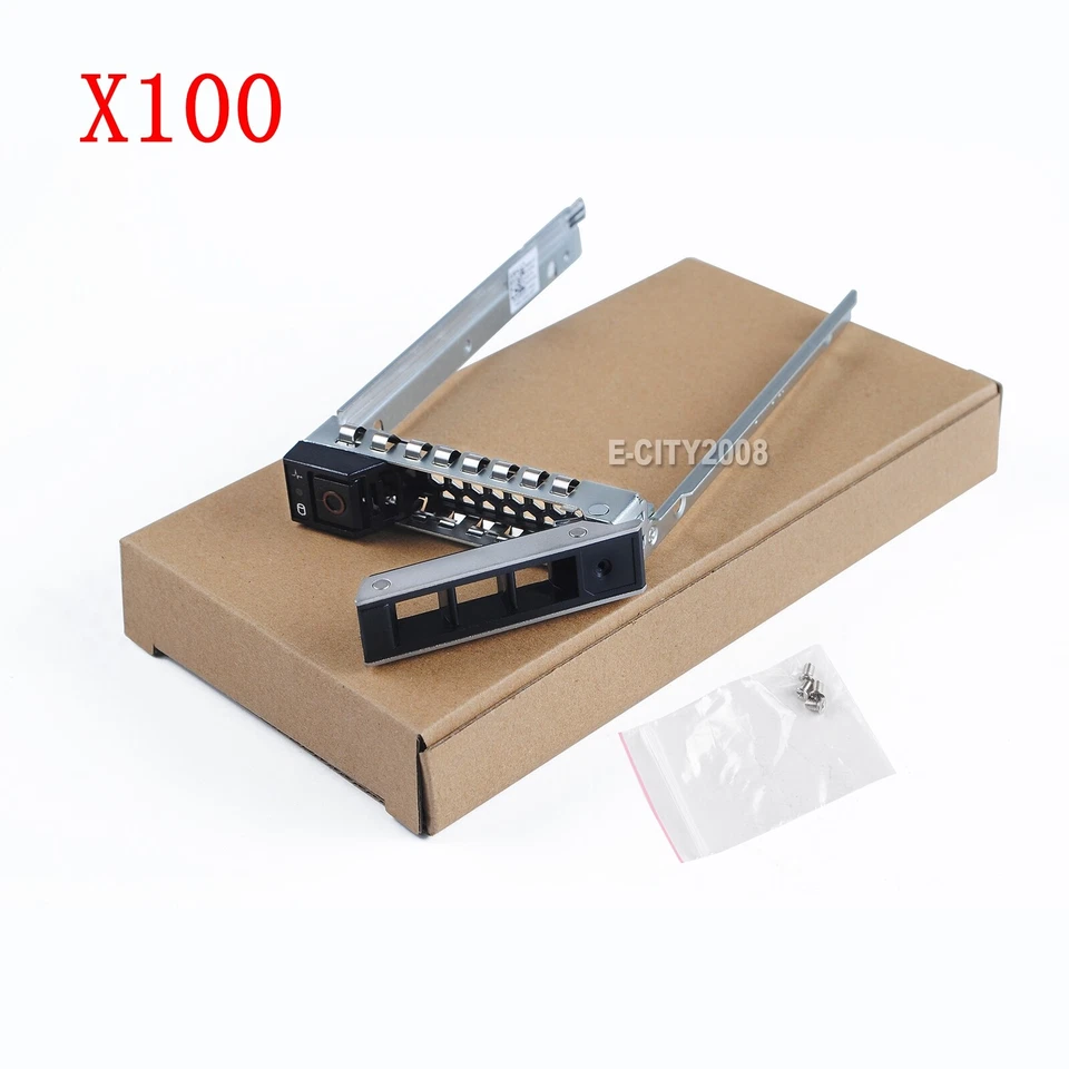 100Pcs 2.5 G14 HDD Tray Caddy DXD9H for Dell R340 R440 R640 R740 R740XD R940 - Image 1 of 4