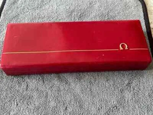 Omega Scatola Orologio Vintage Rara Reperibilità Pelle Rossa, Ottime Cond ALTRE - Imagen 1 de 10