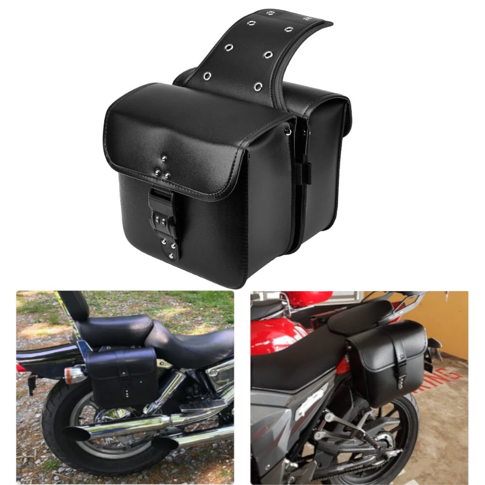 Par de maletas basculantes para Dyna Sportster XL 1200 883 Scout Shadow Foto 1 de 4