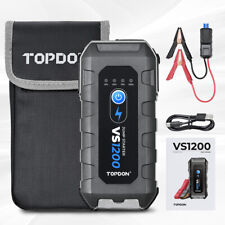 TOPDON VS1200 Starthilfe Jump Starter Ladegerät Booster Powerbank 6.5L Gas 1200A