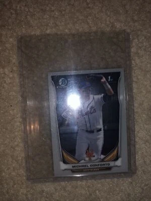 Michael Conforto Bowman Chrome 2014 MINI 1ST Card...#295 - Image 1 of 2