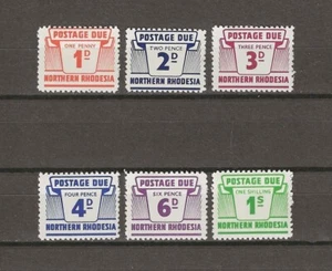 Rodesia del Norte 1963 SG D5/D10 como nuevo - Imagen 1 de 2