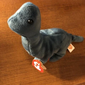 1995 Ty Beanie Babies Bronty Stuffed Animal - RARE - Picture 1 of 8