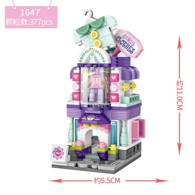 Street View Fruit Shop LOZ Diamond Building Blocks iBlock Fun 1648 - Image 1 of 3