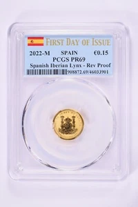 2022 Spanish Lynx 1/10-Ounce Gold -PCGS PR69 FDI - FREE SHIPPING!! - Picture 1 of 3