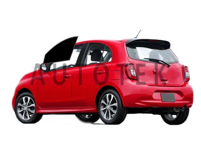 Película precortada ventanas delanteras de dos puertas cualquier tono para Nissan Micra 2015-2019 Foto 1 de 4