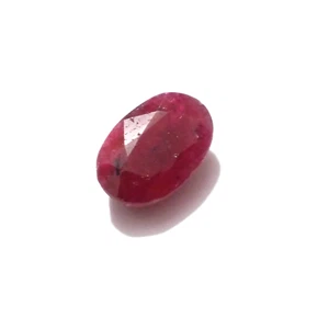100% Natural Fine Madagascar Red Ruby Faceted Oval Shape 7.20 Crt Loose Gemstone - Picture 1 of 6