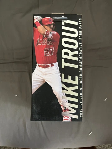 MLB LA ANGELS MIKE TROUT HALL OF FAMER SILVER SLUGGER BOBBLEHEAD BRAND NEW Cover