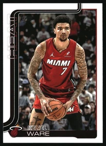 2025-26 Topps #74 Kel'el Ware Miami Heat - Imagen 1 de 2