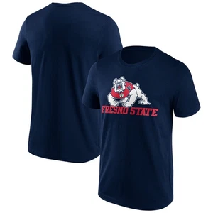 Men's Navy Fresno State Bulldogs Campus Team T-Shirt - Picture 1 of 3