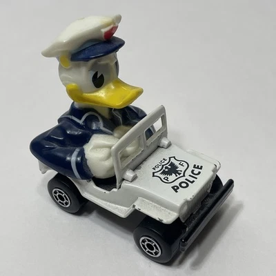 Matchbox Donald Duck in Police Jeep 1979 Lesney England Toy Car Disney Series - Image 1 of 4