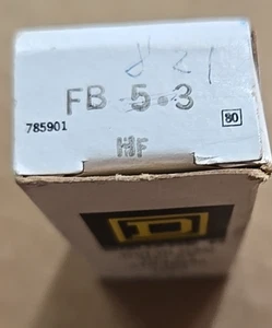 SQUARE D OVERLOAD RELAY THERMAL UNITS USA 1-FB-5.3 FB-5.3 - Picture 1 of 3