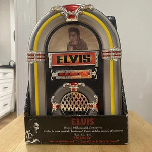 elvis presley jukebox brand new musical & illuminated centerpiece Not Tested - Picture 1 of 5