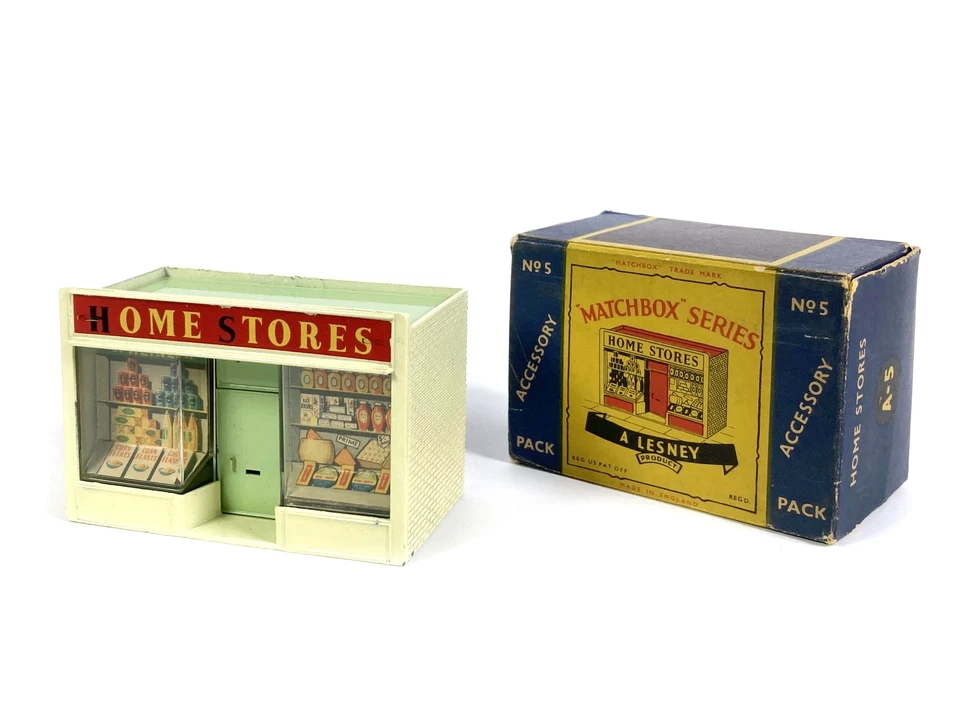 Lotto 8178 Matchbox A-5 Confezione Accessori Doppio Fronte Home Store + Confezione Originale, 1961-63 - Immagine 1 di 4