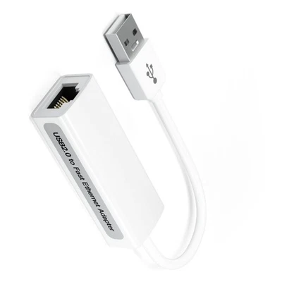 USB2.0 to Ethernet Adapter, RJ45 Adapter RTL8152B Chip External Networking Card - Image 1 of 4