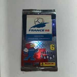 1998 Panini France World Cup Trading Cards Sealed Pack - Bild 1 von 2