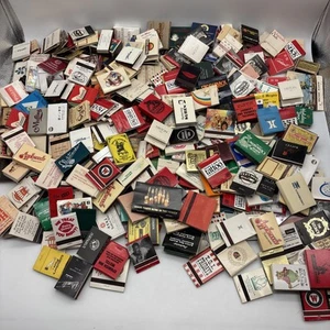 Vintage Match Books and Match Box Lot of 340+ New and Used Good Designs - Picture 1 of 14