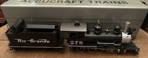 Accucraft D&RGW C-16 Electric Steam Locomotive With Box Just Serviced! - Picture 1 of 24
