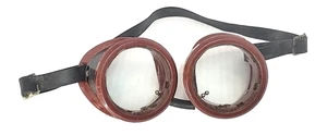 Vintage Bakelit Schutzbrille/Motorrad/Steampunk/Welsh MFG CO - Bild 1 von 5