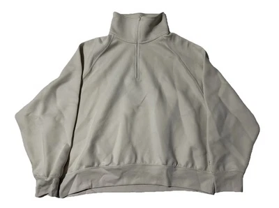 Top Nike Tech polar media cremallera madera de mineral claro FZ7568-104 para hombre talla grande” Foto 1 de 4