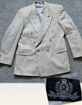 Abrigo Blazer Deportivo Raffinati Hombre Multicolor Rayas De Colección EE. UU. Talla 40R Usado Foto 1 de 4