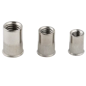 Stainless Rivnut, M3-M12 Rivet Nut, Countersunk, Threaded Inserts for Thin Sheet - Picture 1 of 13