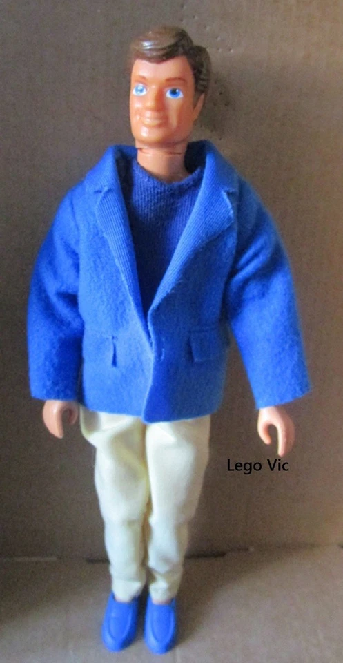 Lego Figure Homme Man Christian in Blue Blazer du Scala 3103 B26 - Photo 1/1