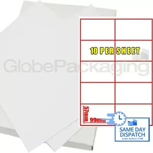 200 Sheets Of Printer Address Labels 10 Per Page Sheet - Picture 1 of 5